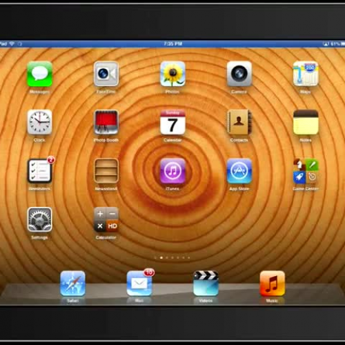 Using Gestures on the iPad