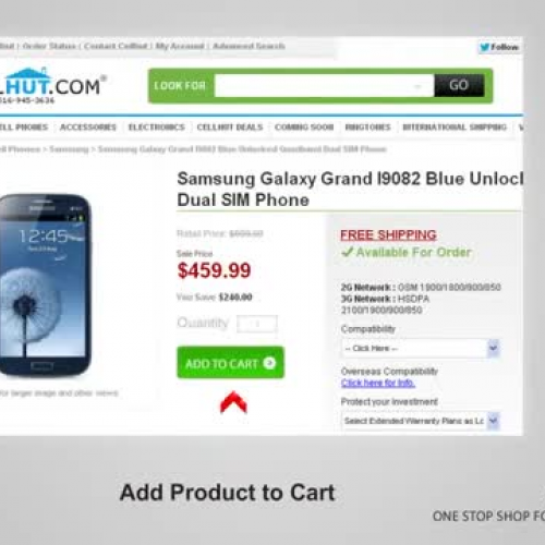 Amazon Checkout on Cellhut.com