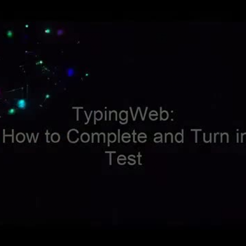Typing Web  Complete and Turn In Typing Tests