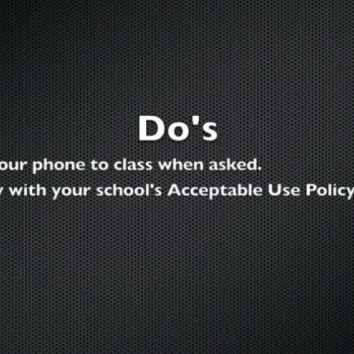 Mobilize 2013 Dos and Donts