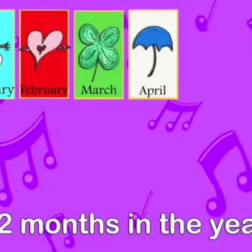 12 Months of the Year Children&#8217;s Song 