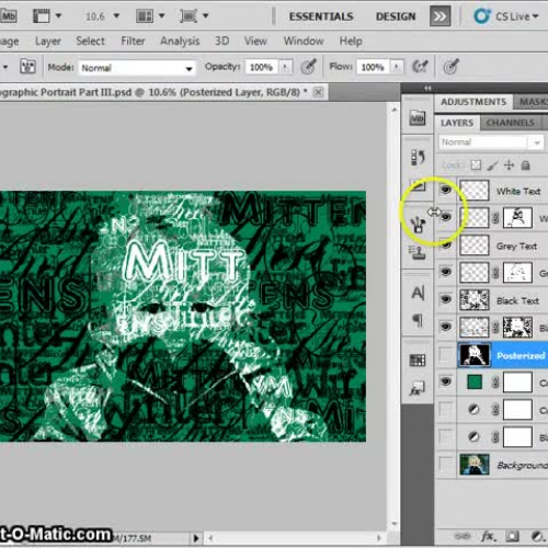 Typographic Portrait Part V