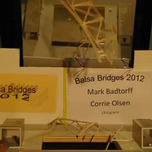 Balsa Bridge Breaking Compilation - Honors 20
