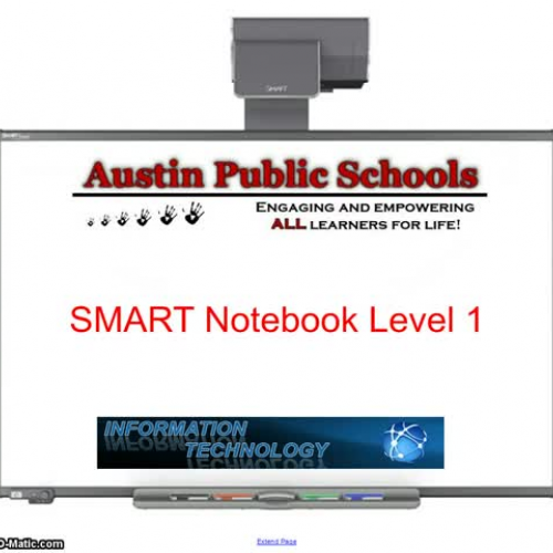Lesson 1 - What is a Smartboard