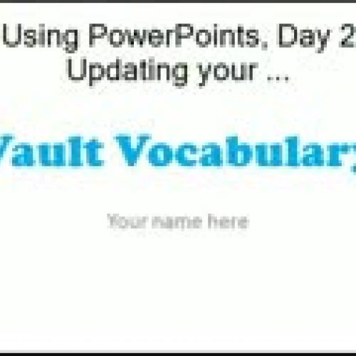 PPT day 2 photostory