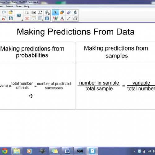 11-3 Making Predictions From Data