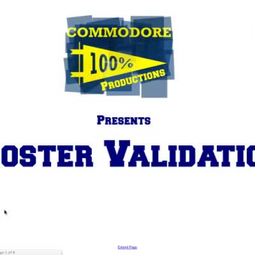 Roster Validation - v1