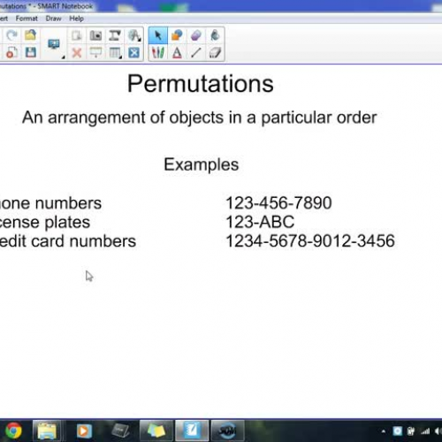 11-6 Exploring Permutations