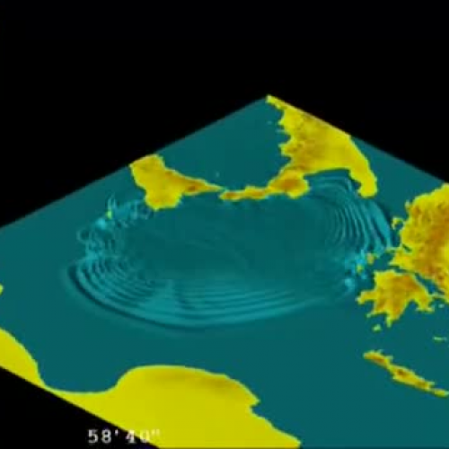 Mount Etna Tsunami Simulation