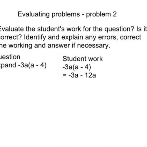 Evaluating distributive problems 2