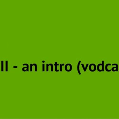 WWII Vodcast #1 - An Introduction