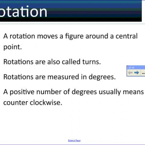Rotations Lesson