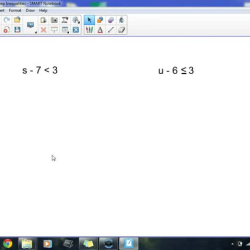 12-3 Solving One-Step Inequalities