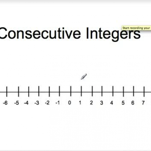 Consecutive Interger Word Problems