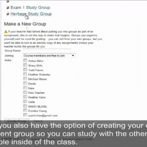 Groups for Students