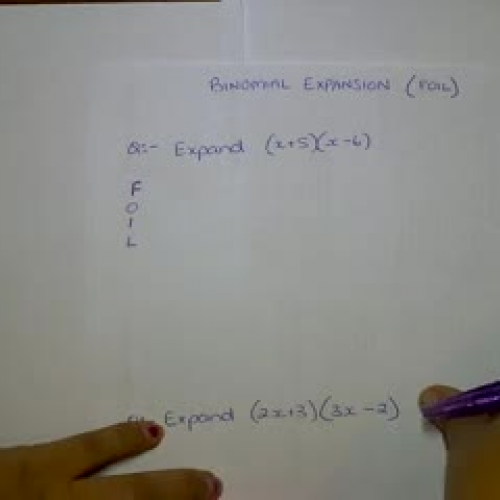 Binomial Expansion using FOIL_x264