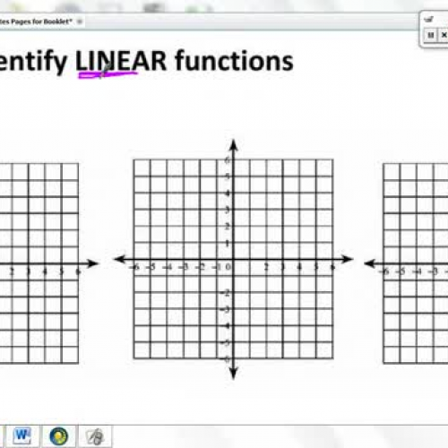 8.F.3 - Identify Linear Functions