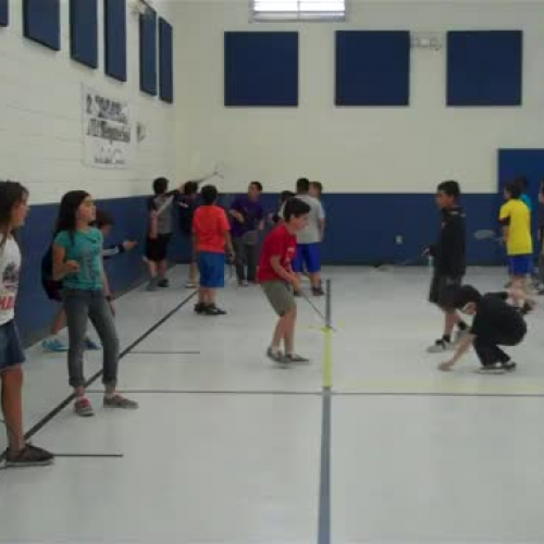 4th Grade Badminton
