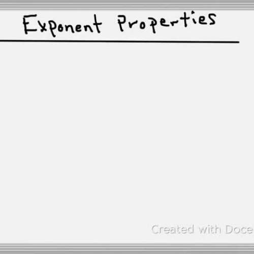 Exponent Properties