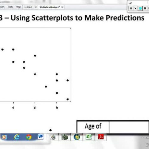 8.SP.3 - Using Scatterplots to Make Predictio