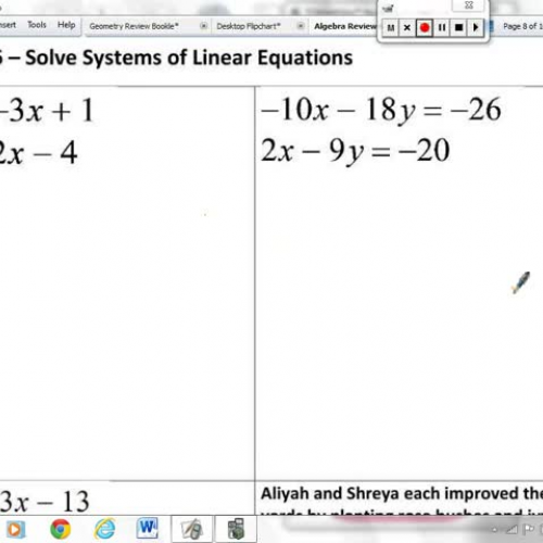 A.REI.6 - Solve Systems of Linear Equations