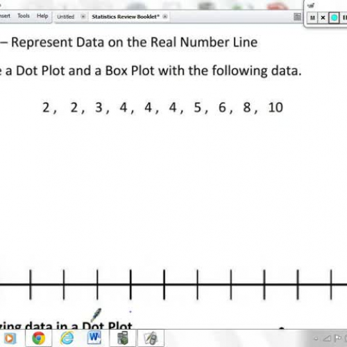 S.ID.1 - Represent Data on the Real Number Li