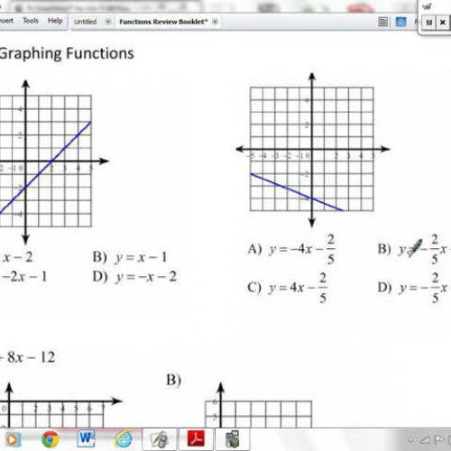 F.IF.7 - Graphing Functions