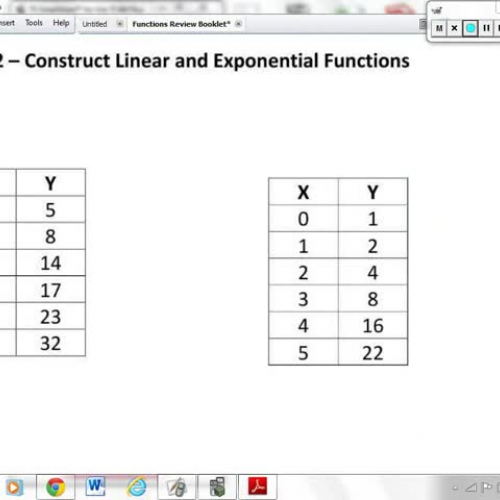 F.LE.2 - Construct Linear and Exponential Fun