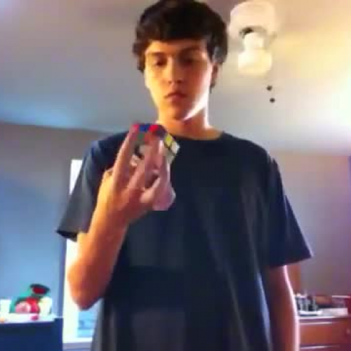 One Hand Rubik’s Cube