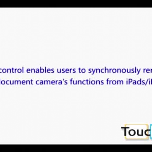 VidiFox Document Cameras How to use Syncontro