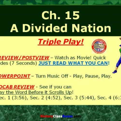 Ch. 15 A Divided Nation (Triple-Play USA)