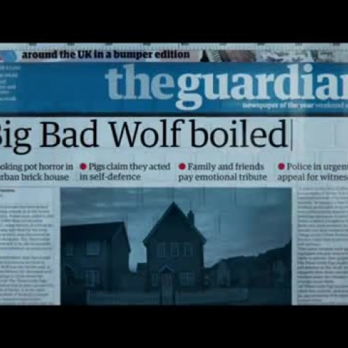 Three Little Pigs advert 