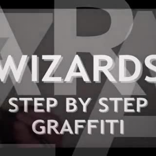 step by step how to draw graffiti letters (HQ
