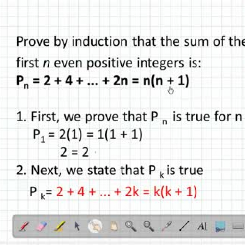 Proof by Induction - Katarzyna Pasfield
