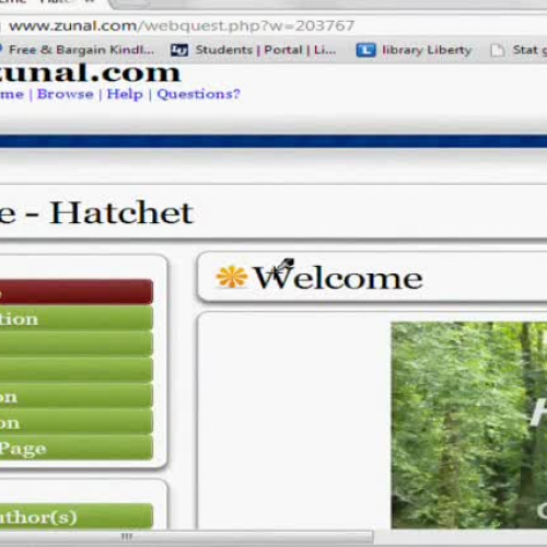 Webquest Instructional Video