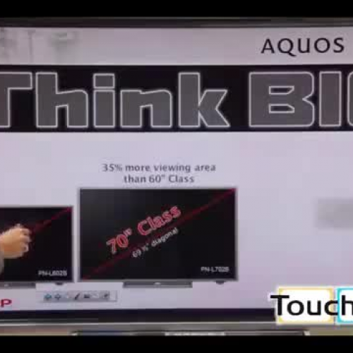 Sharp AQUOS BOARD Interactive Display Custome