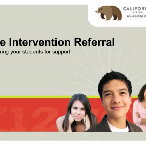 Intervention Referral Training