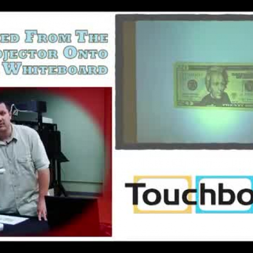 Samsung SDP-760 Connected To A Projector