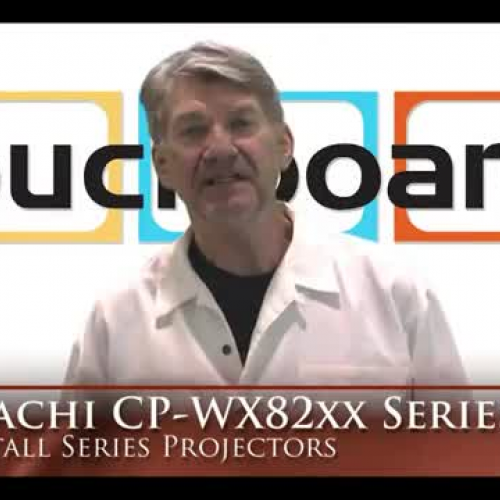 Hitachi CP-WX82xx Install Series Projectors