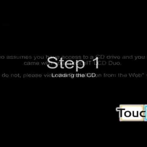 Installing Software On Your TouchIT LCD Duo