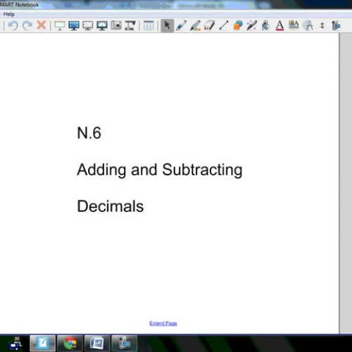 N.6 Adding and Subtracting Decimals