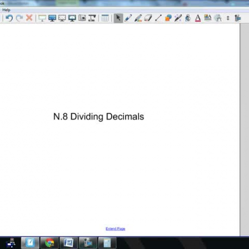 N.8 Dividing Decimals