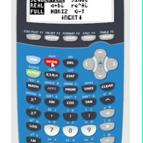 Tutorial: TI-84 Plus Silver Edition - MODE me