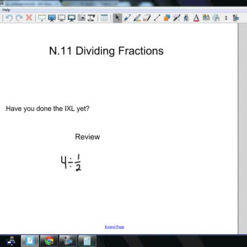 N.11 Dividing Fractions