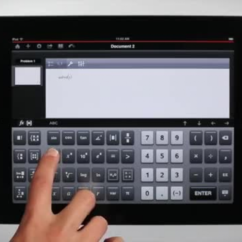 QuickLook: The TINspire? CAS App for iPad - K