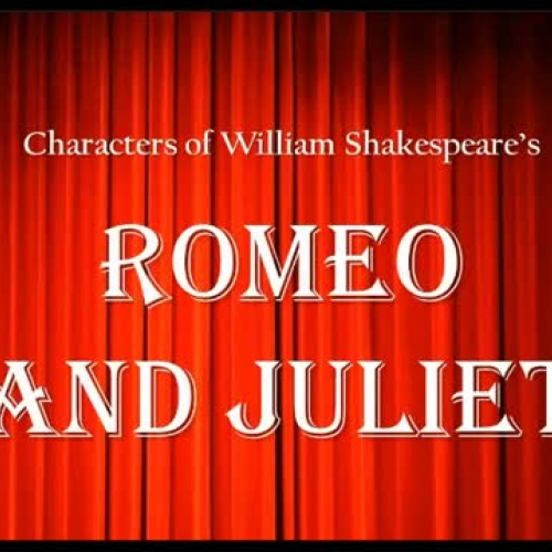 Romeo and Juliet Character Activity