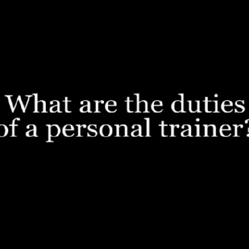 Personal Trainers - Career Conversation