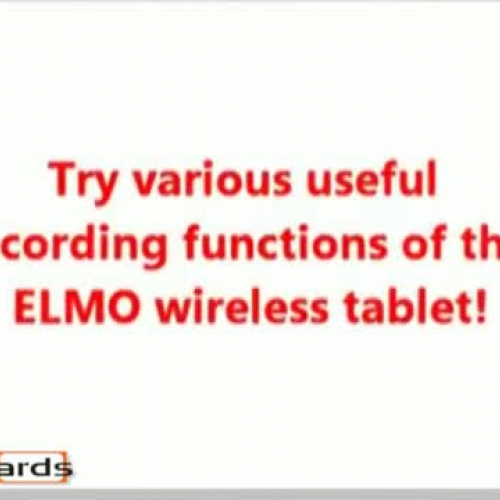 Elmo CRA-1 Useful Recording Functions