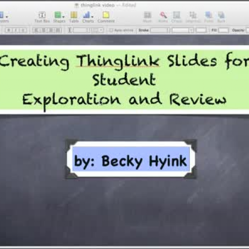 Using Thinglink in the classroom