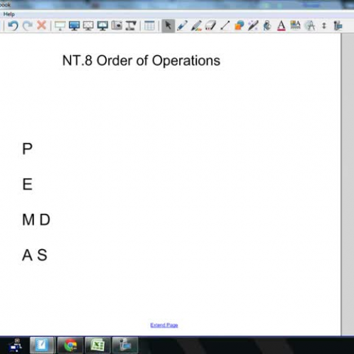NT.8 Order of Operations